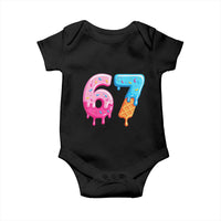 67 Ice Cream Drip Meme Baby Onesie Funny Six Seven Gen Alpha Slang - Wonder Print Shop