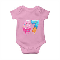 67 Ice Cream Drip Meme Baby Onesie Funny Six Seven Gen Alpha Slang - Wonder Print Shop