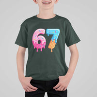 67 Ice Cream Drip Meme T Shirt For Kid Funny Six Seven Gen Alpha Slang - Wonder Print Shop