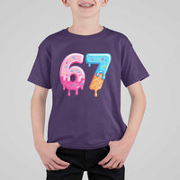 67 Ice Cream Drip Meme T Shirt For Kid Funny Six Seven Gen Alpha Slang - Wonder Print Shop