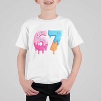 67 Ice Cream Drip Meme T Shirt For Kid Funny Six Seven Gen Alpha Slang - Wonder Print Shop