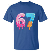 67 Ice Cream Drip Meme T Shirt Funny Six Seven Gen Alpha Slang - Wonder Print Shop