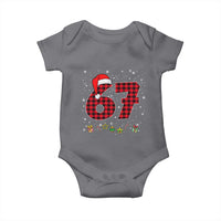 67 Christmas Baby Onesie Funny Six Seven 6 7 Meme Gen Alpha Slang - Wonder Print Shop