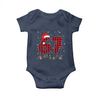 67 Christmas Baby Onesie Funny Six Seven 6 7 Meme Gen Alpha Slang - Wonder Print Shop