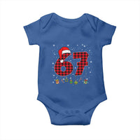 67 Christmas Baby Onesie Funny Six Seven 6 7 Meme Gen Alpha Slang - Wonder Print Shop