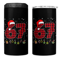 67 Christmas 4 in 1 Can Cooler Tumbler Funny Six Seven 6 7 Meme Gen Alpha Slang - Wonder Print Shop