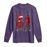 67 Christmas Long Sleeve Shirt Funny Six Seven 6 7 Meme Gen Alpha Slang - Wonder Print Shop