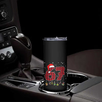 67 Christmas Skinny Tumbler Funny Six Seven 6 7 Meme Gen Alpha Slang - Wonder Print Shop