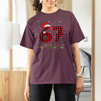 67 Christmas T Shirt For Women Funny Six Seven 6 7 Meme Gen Alpha Slang - Wonder Print Shop