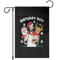 Birthday Boy Jesus Christmas Garden Flag Christian Xmas - Wonder Print Shop
