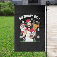 Birthday Boy Jesus Christmas Garden Flag Christian Xmas - Wonder Print Shop