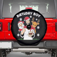 Birthday Boy Jesus Christmas Spare Tire Cover Christian Xmas - Wonder Print Shop
