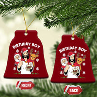 Birthday Boy Jesus Christmas Ceramic Ornament Christian Xmas - Wonder Print Shop