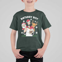 Birthday Boy Jesus Christmas T Shirt For Kid Christian Xmas - Wonder Print Shop