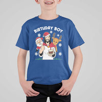 Birthday Boy Jesus Christmas T Shirt For Kid Christian Xmas - Wonder Print Shop