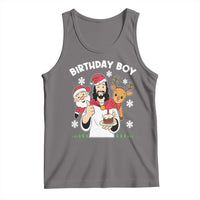 Birthday Boy Jesus Christmas Tank Top Christian Xmas - Wonder Print Shop
