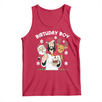 Birthday Boy Jesus Christmas Tank Top Christian Xmas - Wonder Print Shop