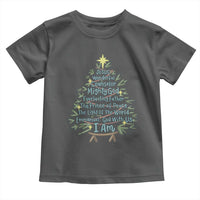Jesus Names Christmas Tree Toddler T Shirt Christian Bible Verse Xmas - Wonder Print Shop