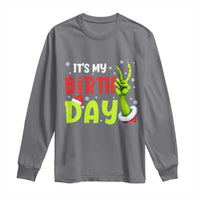 It's My Birthday Christmas Long Sleeve Shirt Funny Bday Xmas - Wonder Print Shop