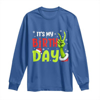 It's My Birthday Christmas Long Sleeve Shirt Funny Bday Xmas - Wonder Print Shop