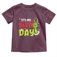 It's My Birthday Christmas Toddler T Shirt Funny Bday Xmas - Wonder Print Shop