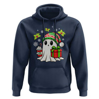 Ghost Santa Christmas Hoodie Holiday Xmas Halloween - Wonder Print Shop