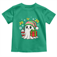 Ghost Santa Christmas Toddler T Shirt Holiday Xmas Halloween - Wonder Print Shop