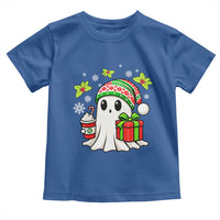 Ghost Santa Christmas Toddler T Shirt Holiday Xmas Halloween - Wonder Print Shop