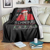 Funny Ugly Christmas Throw Blanket Chris Holy Schnikes Farley - Wonder Print Shop