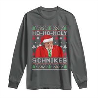 Funny Ugly Christmas Long Sleeve Shirt Chris Holy Schnikes Farley - Wonder Print Shop