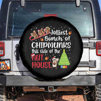 Funny Christmas Spare Tire Cover Jolliest Bunch Of Chipmunks This Side Of The Nut House - Wonder Print Shop
