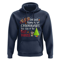 Funny Christmas Hoodie Jolliest Bunch Of Chipmunks This Side Of The Nut House - Wonder Print Shop
