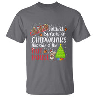 Funny Christmas T Shirt Jolliest Bunch Of Chipmunks This Side Of The Nut House - Wonder Print Shop