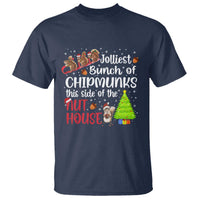 Funny Christmas T Shirt Jolliest Bunch Of Chipmunks This Side Of The Nut House - Wonder Print Shop