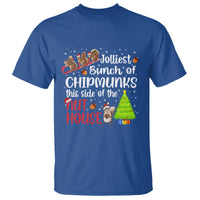 Funny Christmas T Shirt Jolliest Bunch Of Chipmunks This Side Of The Nut House - Wonder Print Shop