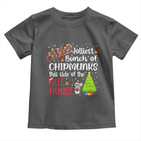 Funny Christmas Toddler T Shirt Jolliest Bunch Of Chipmunks This Side Of The Nut House - Wonder Print Shop