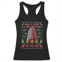 Now I Have A Machine Gun Racerback Tank Top Nakatomi Plaza Christmas Party 1988 Ugly Xmas Gift - Wonder Print Shop