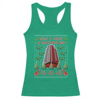 Now I Have A Machine Gun Racerback Tank Top Nakatomi Plaza Christmas Party 1988 Ugly Xmas Gift - Wonder Print Shop