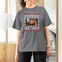 Yippee Ki Yay T Shirt For Women Funny 80's Movie Xmas Gift Ugly Christmas - Wonder Print Shop