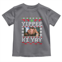 Yippee Ki Yay Toddler T Shirt Funny 80's Movie Xmas Gift Ugly Christmas - Wonder Print Shop