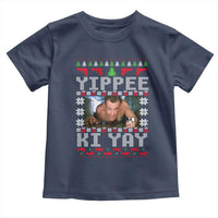 Yippee Ki Yay Toddler T Shirt Funny 80's Movie Xmas Gift Ugly Christmas - Wonder Print Shop