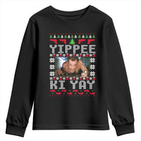 Yippee Ki Yay Youth Sweatshirt Funny 80's Movie Xmas Gift Ugly Christmas - Wonder Print Shop