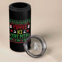 Yippee Ki Yay 4 in 1 Can Cooler Tumbler 80's Movie Xmas Gift Ugly Christmas - Wonder Print Shop