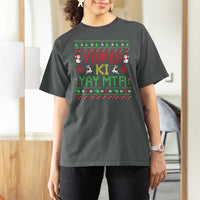 Yippee Ki Yay T Shirt For Women 80's Movie Xmas Gift Ugly Christmas - Wonder Print Shop