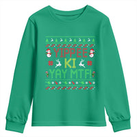 Yippee Ki Yay Youth Sweatshirt 80's Movie Xmas Gift Ugly Christmas - Wonder Print Shop