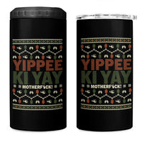 Yippee Ki Yay 4 in 1 Can Cooler Tumbler Retro 80's Movie Xmas Gift Ugly Christmas - Wonder Print Shop