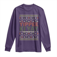 Yippee Ki Yay Long Sleeve Shirt Retro 80's Movie Xmas Gift Ugly Christmas - Wonder Print Shop