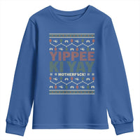 Yippee Ki Yay Youth Sweatshirt Retro 80's Movie Xmas Gift Ugly Christmas - Wonder Print Shop