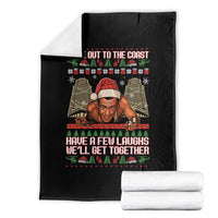 Nakatomi Plaza Party 1988 Throw Blanket Come Out To The Coast Mcclane Ugly Xmas - Wonder Print Shop