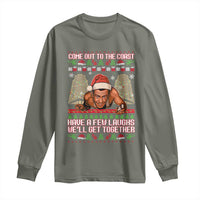 Nakatomi Plaza Party 1988 Long Sleeve Shirt Come Out To The Coast Mcclane Ugly Xmas - Wonder Print Shop